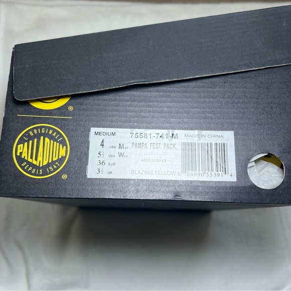 PALLADIUM PAMPA SMILEY FEST BAG BLAZING YELLOW - 5.5 - Picture 15 of 16